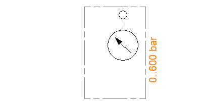 Pressure gauge at B: B9/_